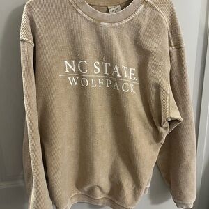 NC State Wolfpack Beige Sweatshirt